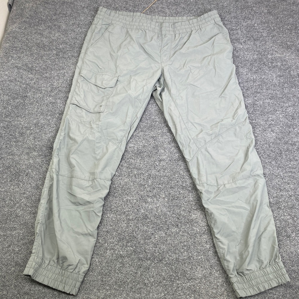 Columbia Womens Silver Ridge XL Regular Cargo Jogger Pants Green Nylon Hiking